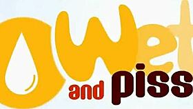 Brunette teen 18+ tastes piss during vibrator play