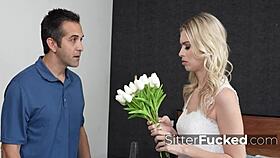 babysitter gets caught wearing client's wife's wedding dress