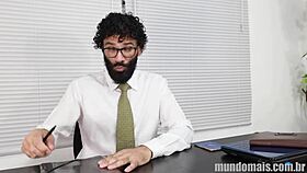 comi o cara que me entrevistou com seu pau grande