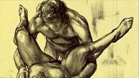 vintage erotic illustration