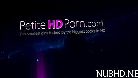 petite gal in hardcore session with rough fucking