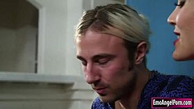 Stepson Fucks His Stepmom And Stripper In Group Action! Deepthroat And Face Sitting Included.