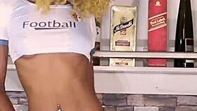 2023 Trending Video Debby Stripes And Rock Get Horny With Ebony Babe Webcam Sex