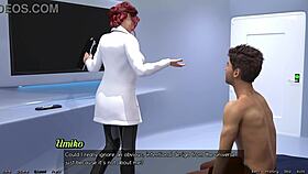 in stranded in space 48, the mature girl with huge tits gets picked for the game