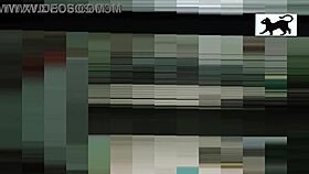 The neighbor is in action, caught on camera.