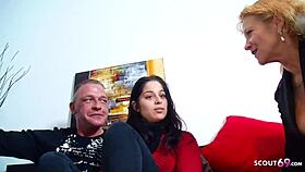 Jungfrau stepdaughter 18 deflowered by old German couple in threesome! 😍