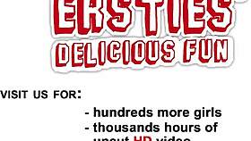 Sloan Fingers Her Hairy Pussy To Orgasm!