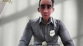 I roleplayed as the prisoner in this gay footjob interrogation