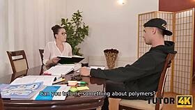 Tutor4k session turns into steamy action with mature Czech teacher