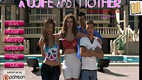 Watch wife and stepmother play a game with big tits?