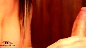 this brunette with big tits is fucking all the way to the top