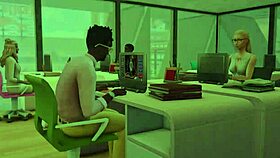 the ceo says, 'come to my office for some 3d hentai fun at work.'