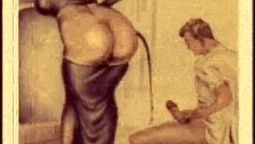 Vintage erotic drawings bring retro fantasies to life with sensual detail