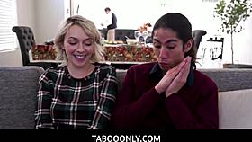 Tabooonly: Step Sis Ava Sinclaire Caught Giving Thanks With Blowjob At Family Dinner