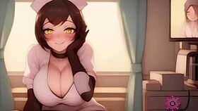 Cute Nurse With Huge Breasts Takes Amazing Care Of You Until You Cum In POV AI Porn!