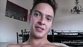 straight guy sucks twink cock for cash in hardcore action