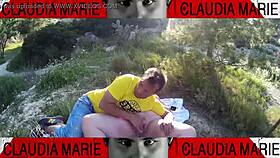 Thrilling As Fat Woman Inserts Cookies Into Pussy For Gay Friend To Lick Outdoors