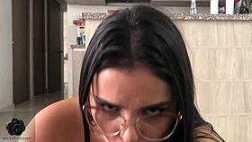 Curvy Colombian Babe Gives Jerk Off Instructions In Spanish