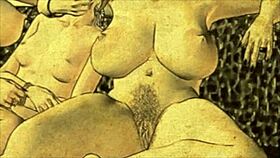 Exploring vintage erotic drawings from old times