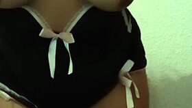 Video call on April 5, first part of what happened while playing on webcam with latina ass