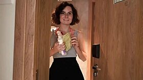 Cleaning for Cash Turned Into Wild Teen 18+ Sex?