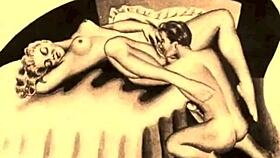 Exploring vintage erotic drawings from old times