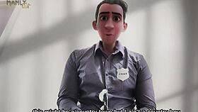 I roleplayed as the prisoner in this gay footjob interrogation