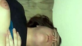 fucking my neighbor with big tits at my place