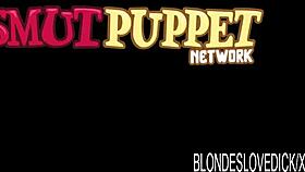 Petite blonde nicole ray in porn casting interview takes huge cock in doggystyle blowjob and sex