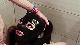 turquoise shower with big cock dirty talk and submissive play!