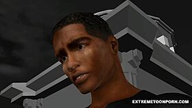 3d Babe Gets Double Penetration In A Graveyard