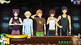 Game Friends Camp Episode 6: Keitaro Decides To Relax In The Shower With Russian Voice Acting.