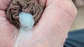 cute young brazilian neighbor jerks off and cums hard