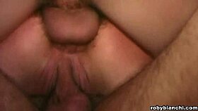 this beautiful slut gets assfucked on the sofa and swallows all the cum