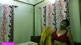 Indian Hot MILF Aunty Feels Horny for Fucking This Teen 18+ Boy