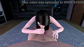 3d Hentai Evening with Big Ass Stepsister Creampie