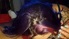 This latina sucks and licks cock so sloppy and wet.