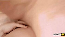 daddy4k, that petite girl handles it with her father-in-law, no fuss