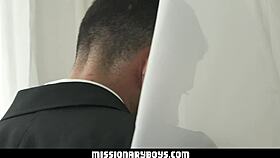 omg, young missionaries sneak a bareback fuck session, so hot! 🔥