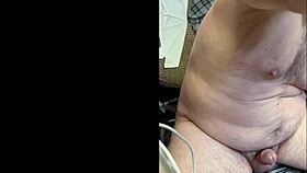 a mature man rubs one out in this solo session.