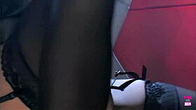 This super hot brunette girl got her cunt pounded pretty hard by her man.