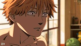 power licks denjis big cock in hentai scene