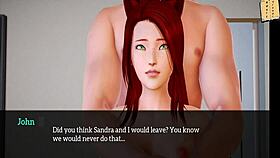 my new family in this erotic anime game