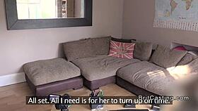 Perfect Ass Blonde Shines in British Office Casting Interview