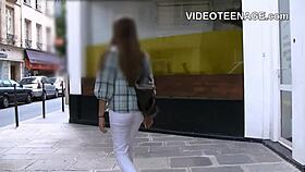 AMATEUR TEEN 18+ WITH HAIRY PUSSY IN CASTING INTERVIEW!