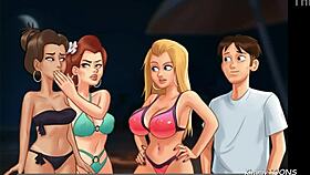 Kinky Girlfriend Shares Big Dick Boyfriend with BFF on Beach!