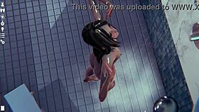 Skinny Girl Fucks In 3D Anime Shower