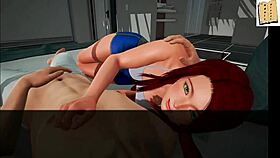My New Family 12 With Big Tits, Teen 18+, Erotic Cartoon Game, Big Ass, Redhead, Anime, Hentai, Tits