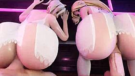 gamer 3d hmv featuring a threat in anime style