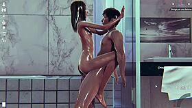 Skinny Girl Fucks In 3D Anime Shower